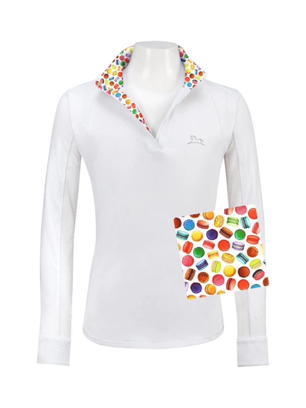 RJ CLASSICS MADDIE JR. 37.5 LONG SLEEVE SHOW SHIRT MACARONS XL 16-18